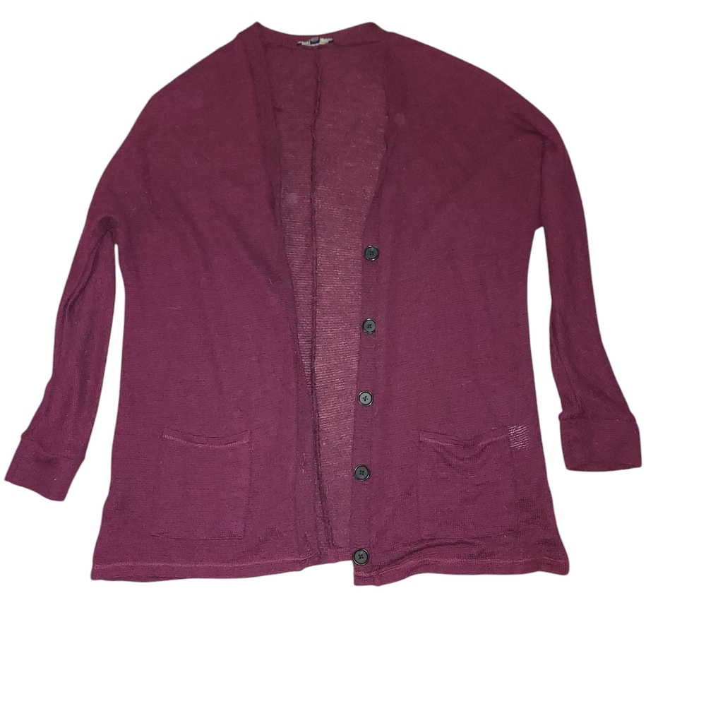 Women's American Eagle Purple Cardigan Sweater Size M